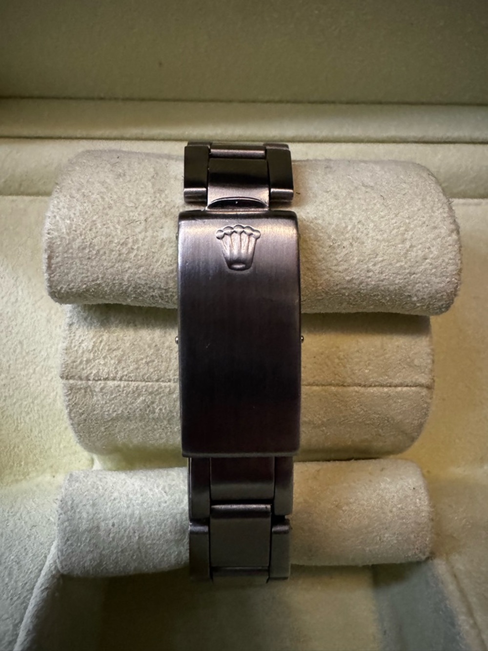 Rolex Oyster Perpetual Pink Dial Stainless Steel Watch - Picture 5 of 14